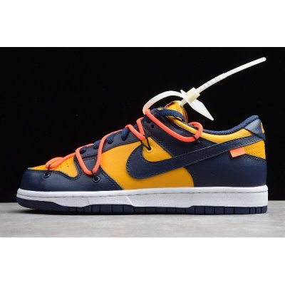 Nike Dunk Low University Beyaz / Altın Kaykay Ayakkabı Türkiye - I8TOF578